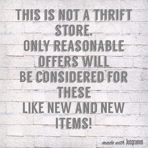 💥This is NOT a thrift store,U pay 4 what U get!💥